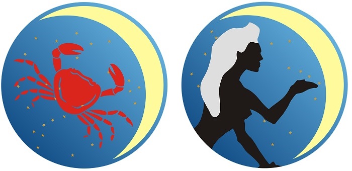Cancer Man and Virgo Woman - Love Compatibility, Friendship. 